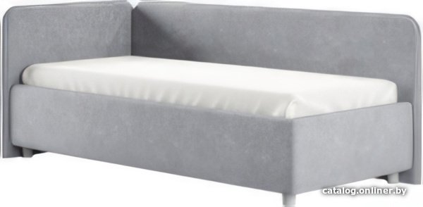 Кровать-тахта Сонум Capri L 90x200 (эвита пепельный)
