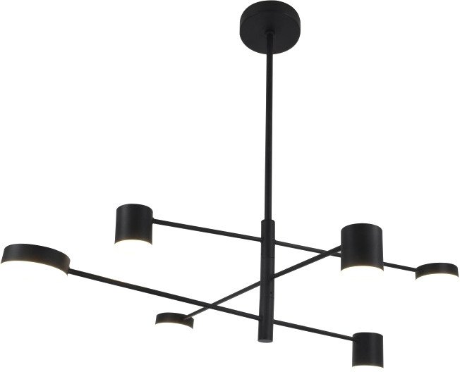

Подвесная люстра Mirastyle Диод XL-21016/3+3 BK