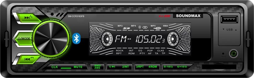 

USB-магнитола Soundmax SM-CCR3183FB