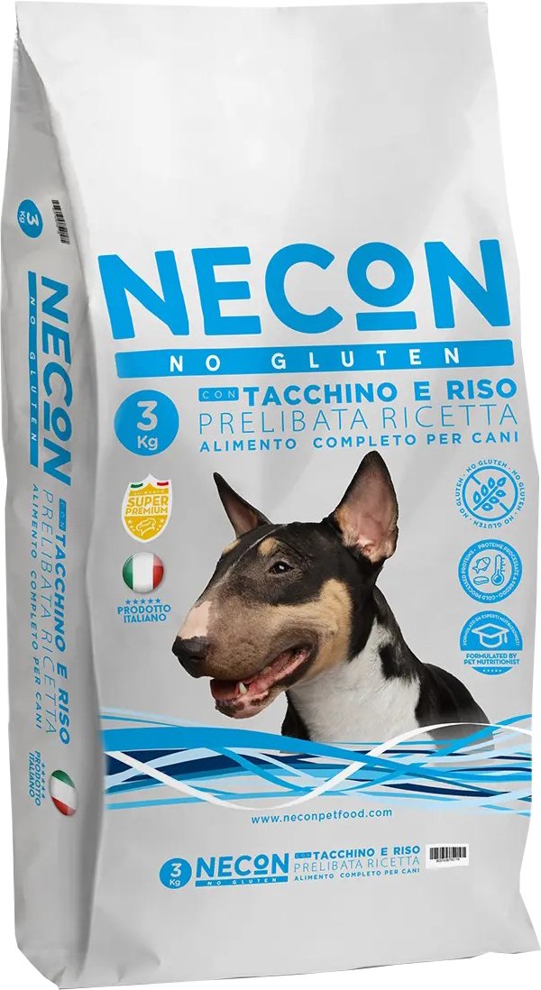 

Сухой корм для собак Necon Для взрослых собак всех пород с индейкой и рисом (12 кг)