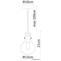 Подвесная люстра Divinare Houston 1001/16 SP-1