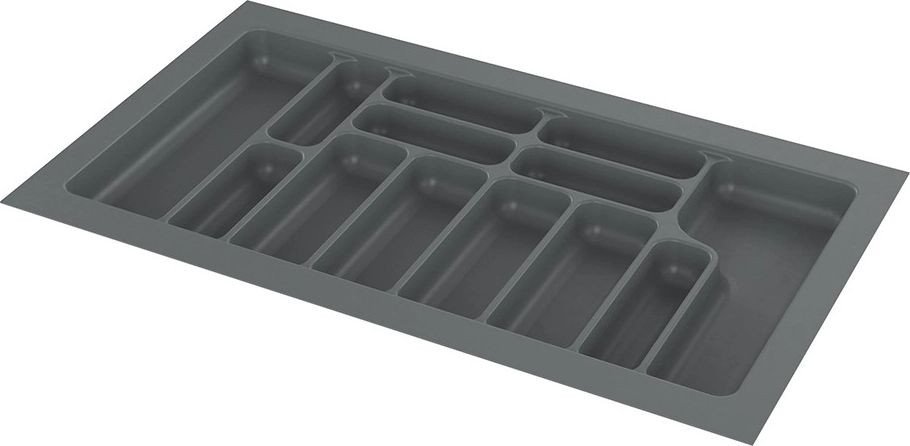 Лоток для столовых приборов Starax S-2290-G (серый)