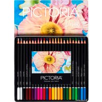 Набор цветных карандашей Pictoria Botanica CPS24B (24 шт)