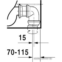 Унитаз напольный Duravit DuraStyle (215509) (без сиденья)