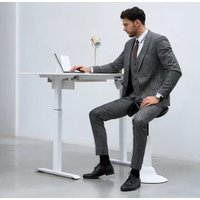 Стол для работы стоя WellDesk WDЕ Flagman 1395x800х28 (черный/пепел)