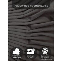 Комплект штор AMI Бархат 1.5x2.7 (2шт, темно-серый)