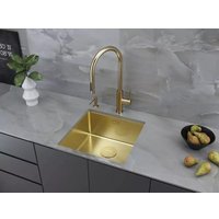 Дозатор для моющего средства Paulmark Decus D004-LG (светлое золото)