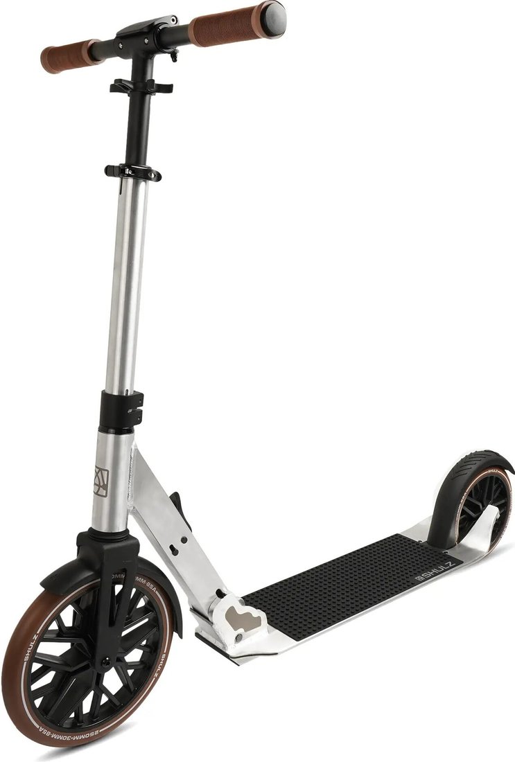 Двухколесный подростковый самокат Shulz 250 Speed (серебристый)