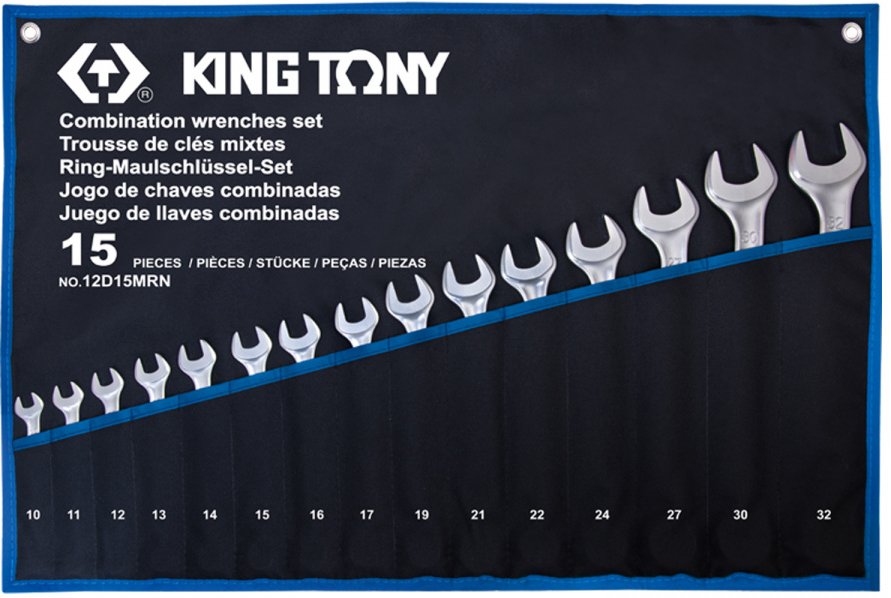 

Набор ключей King Tony 12D15MRN (15 предметов)