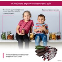 Сушилка для овощей и фруктов Мастерица EFD-0502VM (5 прозрачных поддонов и 1 поддон для пастилы)