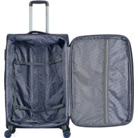 Чемодан-спиннер 4 ROADS 6310-L 77 см (темно-синий)