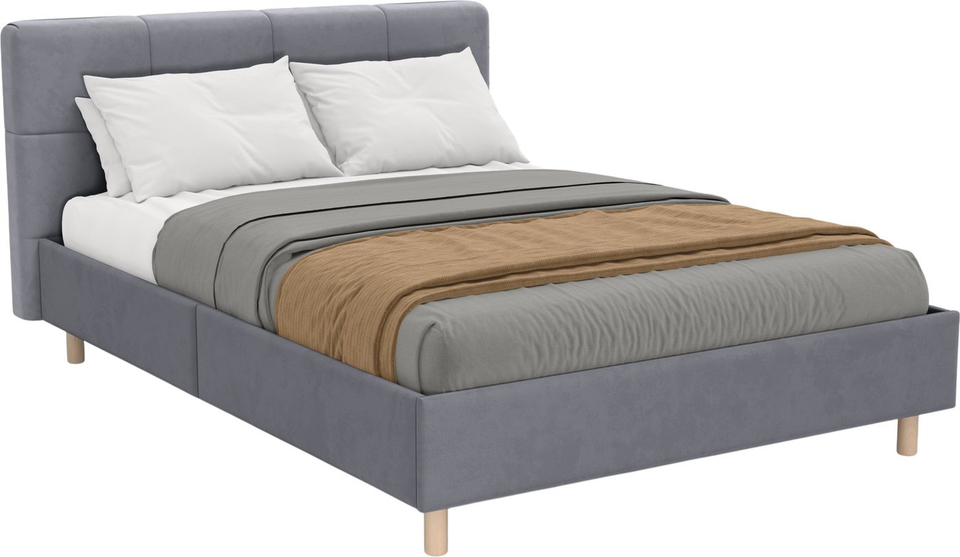 Кровать Mio Tesoro Letto 617 140x200 (темно-серый 906)