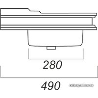 Умывальник Sanita Luxe Ampir 65 AMP65SLWB01