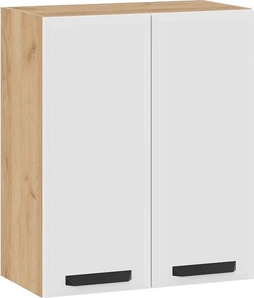 

Шкаф навесной Трия Тиана 1ВВ6 с двумя дверьми (дуб крафт золотой/белый супермат)