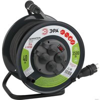 Удлинитель на катушке ЭРА RMx-4es-3x2.5-40m-IP44(KG) Б0043059