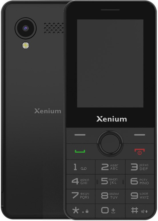 Кнопочный телефон Xenium X240 (черный)