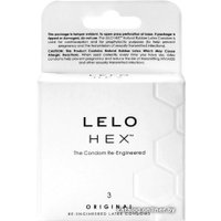 Рельефные презервативы Lelo Hex (3 шт)