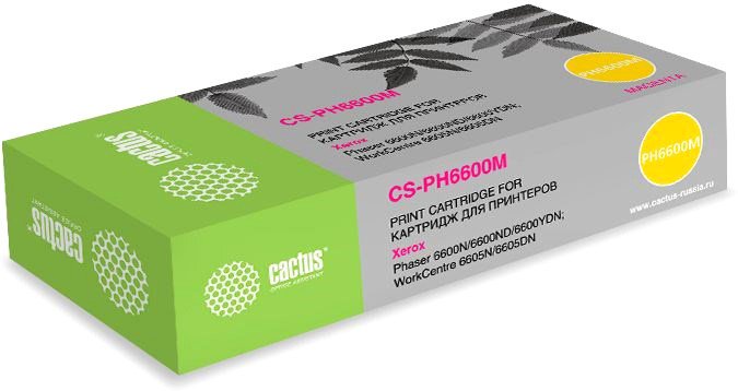 

Картридж CACTUS CS-PH6600М (аналог Xerox 106R02234)