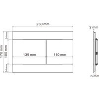 Унитаз подвесной Roxen Antares Tornado Long в комплекте с инсталляцией StounFix Dual Fresh 6 в 1 868465 (кнопка: брашированное золото матовая)