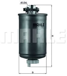 Топливный фильтр Mahle Knecht KL75