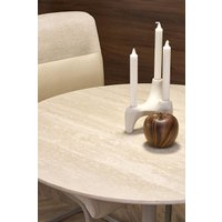 Кухонный стол Halmar Tolio 90/76 (травертин/кашемир)