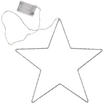 Подвеска AksHome Тип 4 Звезда 40см 104LED 3АА