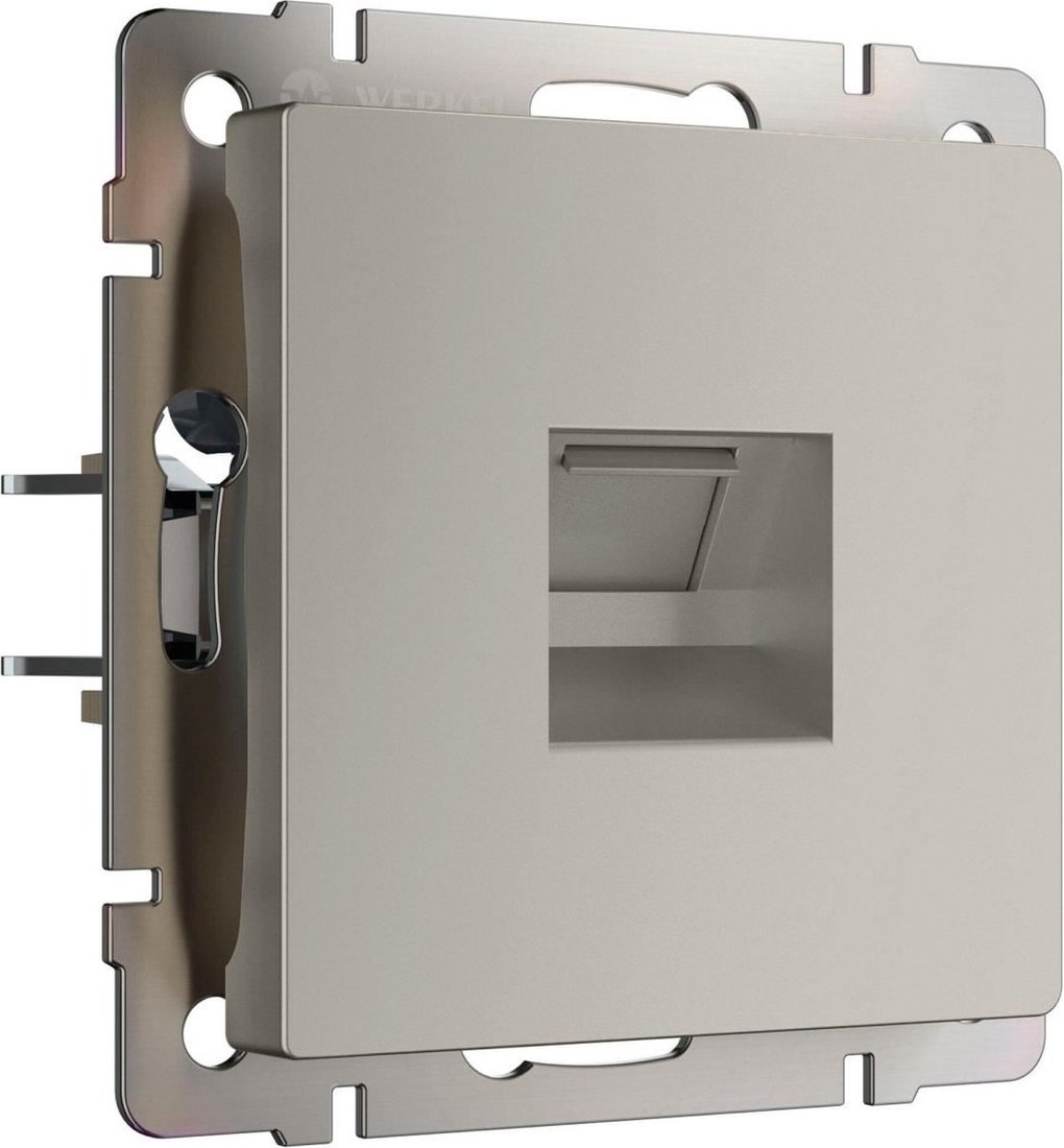 

Розетка компьютерная Werkel W1281004 (дымчатый)