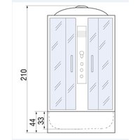 Душевая кабина River Desna 90/44 MT