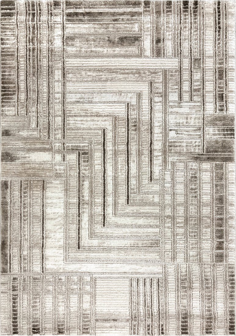 Ковер для жилой комнаты Safyun Eva LZ137-CREAM-BROWN (0.8x1.5)