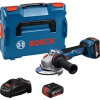 Угловая шлифмашина Bosch GWS 18V-11 S Professional 06019N4002 (с 2-мя АКБ, кейс)