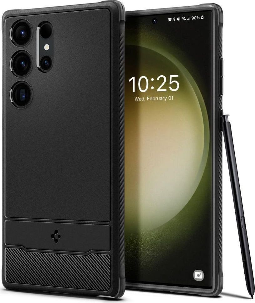 

Чехол для телефона Spigen Rugged Armor для Galaxy S23 Ultra ACS05613 (черный)