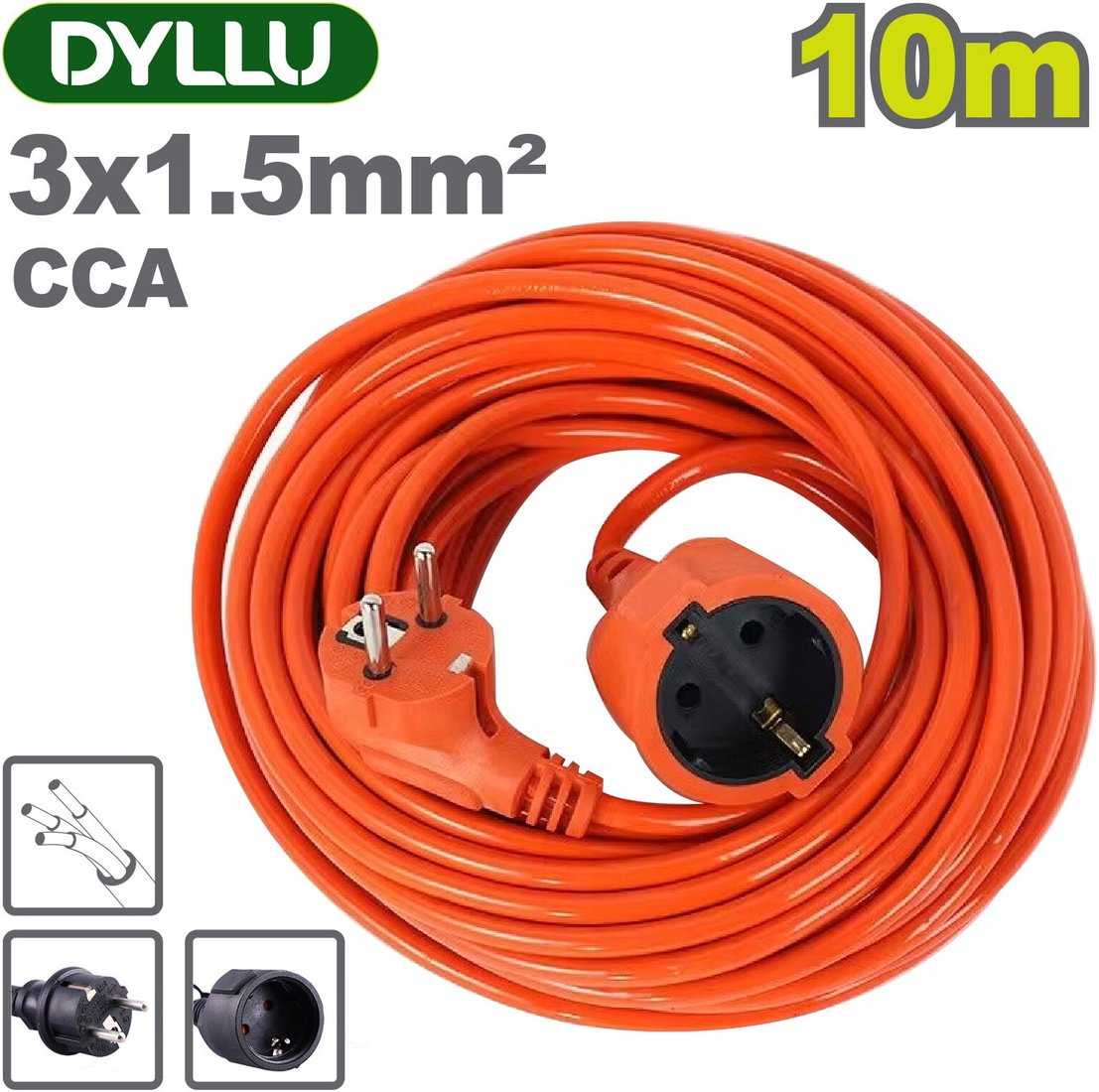 

Удлинитель Dyllu DTEJAG03 (10 м)