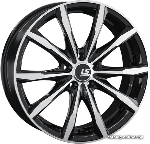 Литые диски LS RC38 19x8 5x108мм DIA 63.3мм ET 45мм BKF