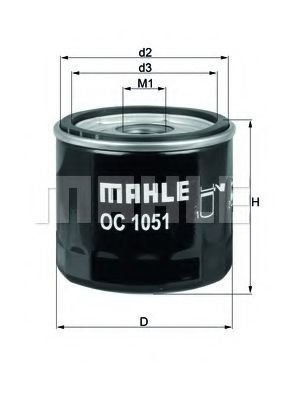 

Масляный фильтр Mahle Knecht OC1051