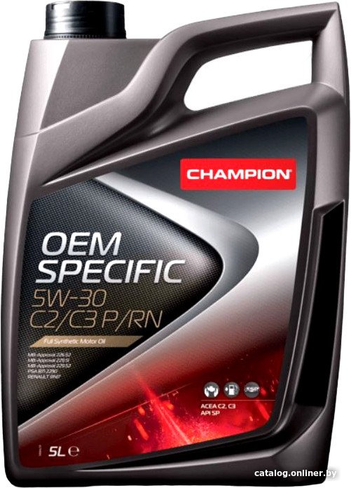 Моторное масло Champion OEM Specific 5W-30 C2/C3 P/RN 5л