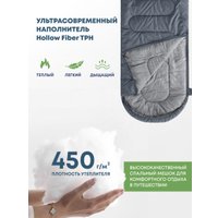 Спальный мешок RSP Outdoors Sleep 450 R RipStop 2024 (серый, 220x75см, молния справа)