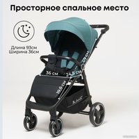 Коляска прогулочная «книга» Bubago Bass Light (темно-зеленый)