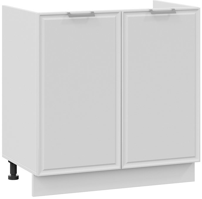 

Шкаф напольный Трия Белладжио 1Н8М (белый/фон белый)