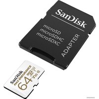 Карта памяти SanDisk Max Endurance microSDXC SDSQQVR-064G-GN6IA 64GB (с адаптером)