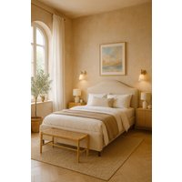 Кровать Sonit Dana 120x200 велюр River (03 бежевый)