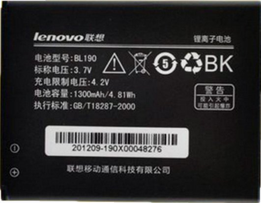 

Аккумулятор для телефона Копия Lenovo BL190
