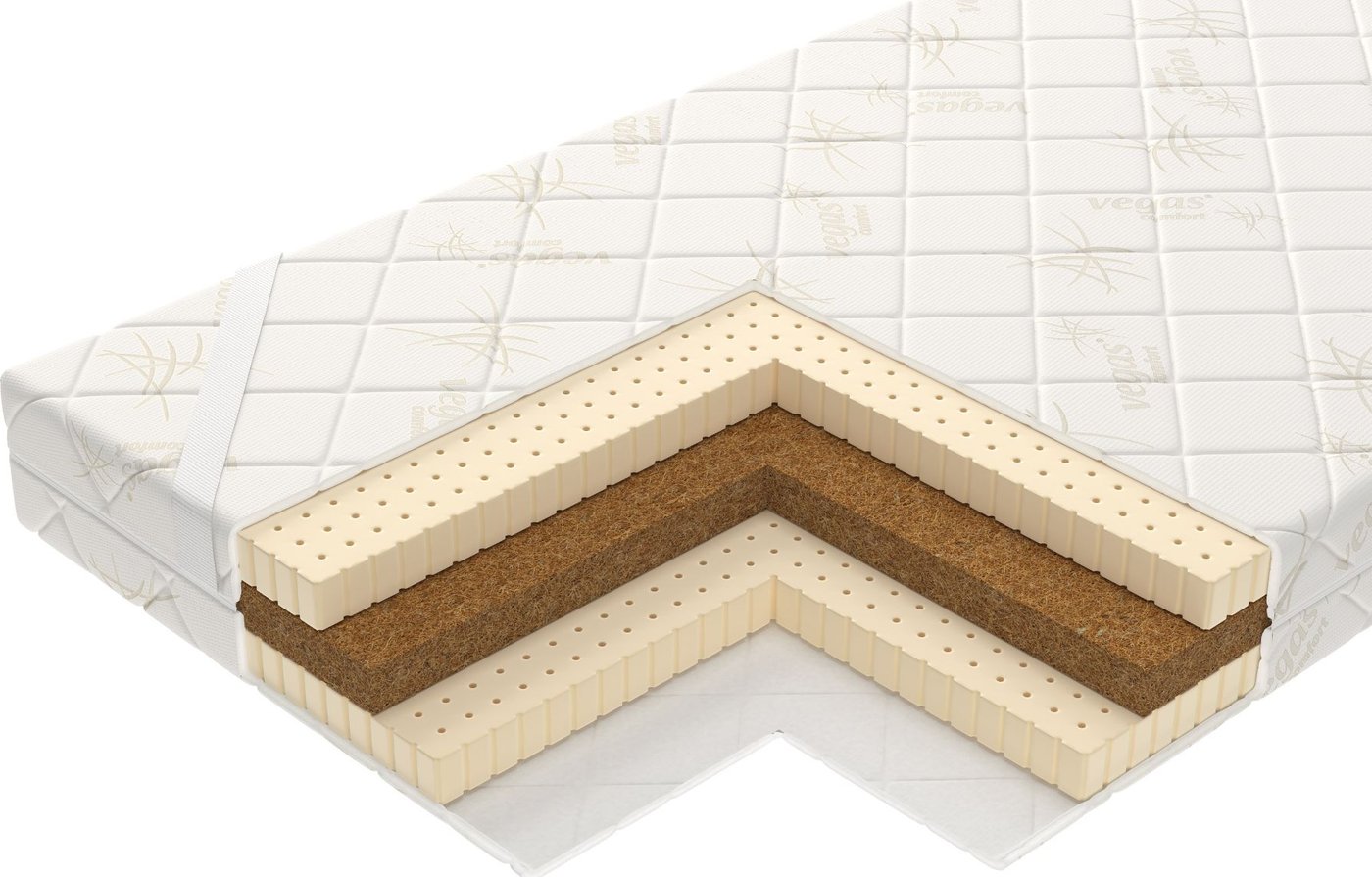 

Ортопедический наматрасник Vegas Латекс Микс 150x195