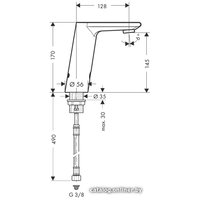 Смеситель Hansgrohe Metris S [31100000]