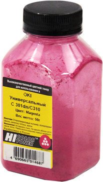 

Тонер Hi-Black Универсальный для Oki С301dn/C310 (маджента) 50 г