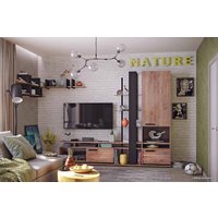 Стенка Глазов Nature комплект 1 гостиная (дуб табачный) в Пинске
