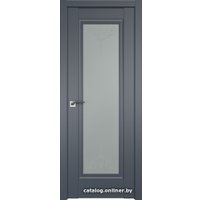 Межкомнатная дверь ProfilDoors 2.35U L 80x200 (антрацит, франческа кристалл)