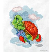Набор для вышивания Белоснежка Черепаха с зонтиком 123-14