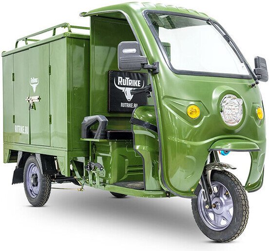 Грузовой электроскутер Rutrike КАРГО 1500 60V 1000W (зеленый)