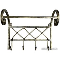 Вешалка для одежды Суплер ВНС-025 (антик черное серебро)