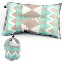 Подушка туристическая Mio Tesoro TBD0371514901D (серый/синий)